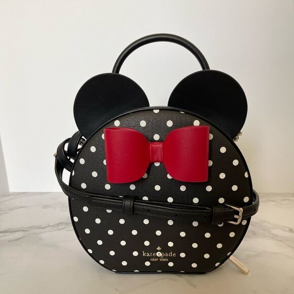 disney x kate spade new york minnie mouse crossbody bag NEW with tags - Picture 1 of 15